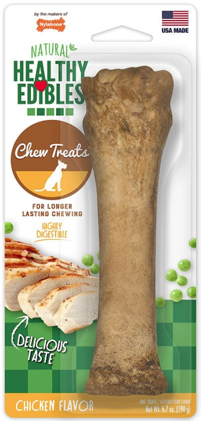 Nylabone Healthy Edibles Chews Chicken Flavor Souper