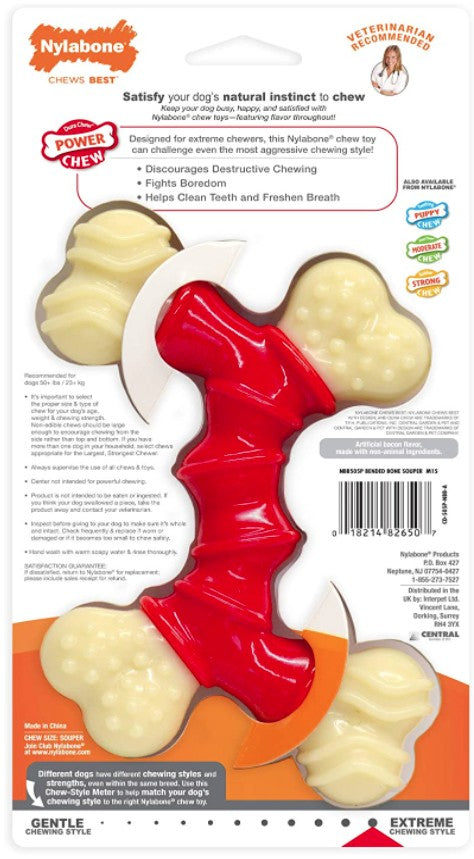 Nylabone Dura Chew Double Bone Bacon Flavor