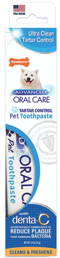 Nylabone Advanced Oral Care Tartar Control Toothpaste