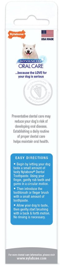 Nylabone Advanced Oral Care Tartar Control Toothpaste