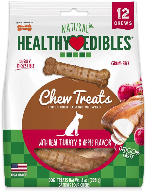 Nylabone Healthy Edibles Flavor Combos Turkey and Apple Petite