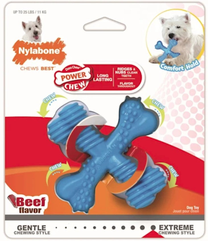 Nylabone Dura Chew X-Bone Beef Flavor