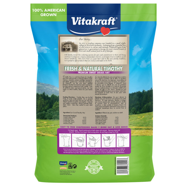 Vitakraft Timothy Premium Sweet Grass Hay