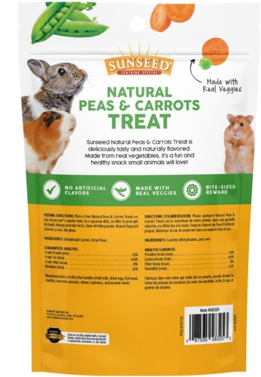 Sunseed Peas and Carrots Small Animal Treat