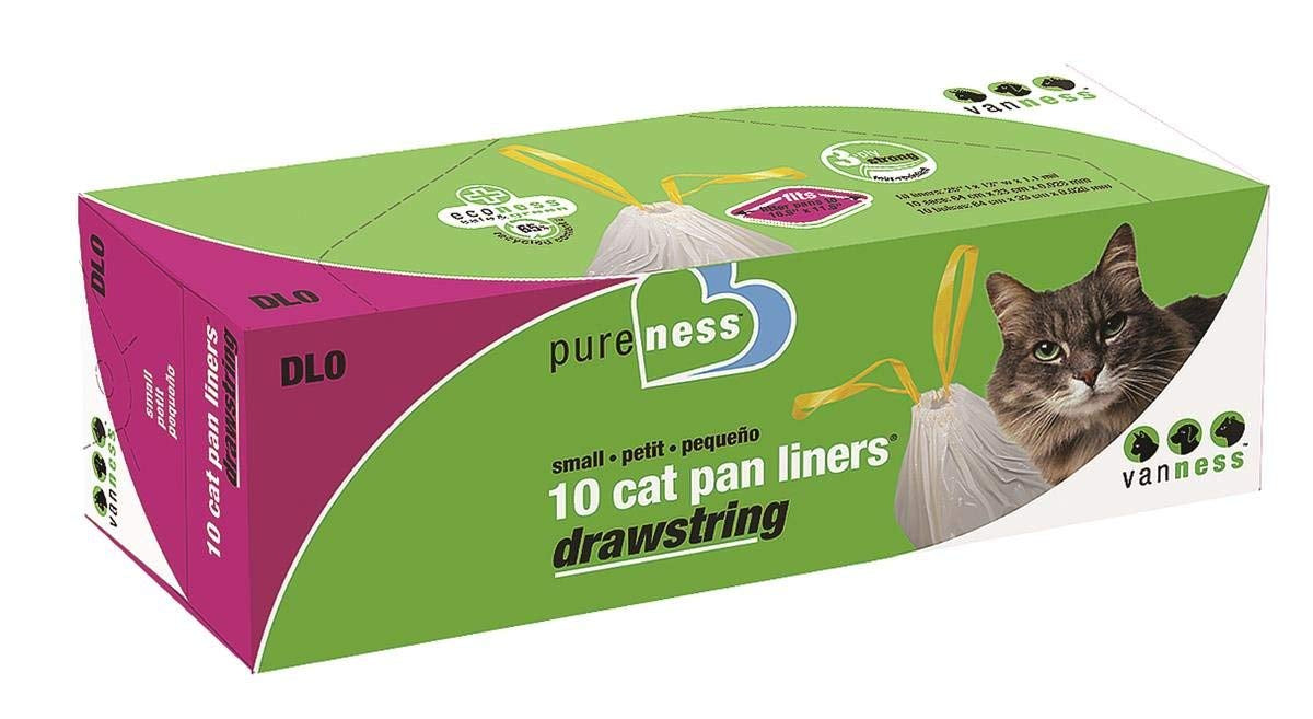 Van Ness PureNess Drawstring Cat Pan Liners Small