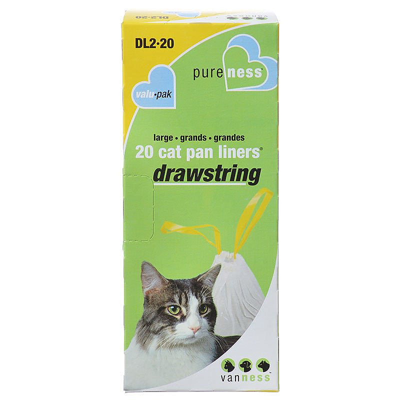 Van Ness PureNess Drawstring Cat Pan Liners Large