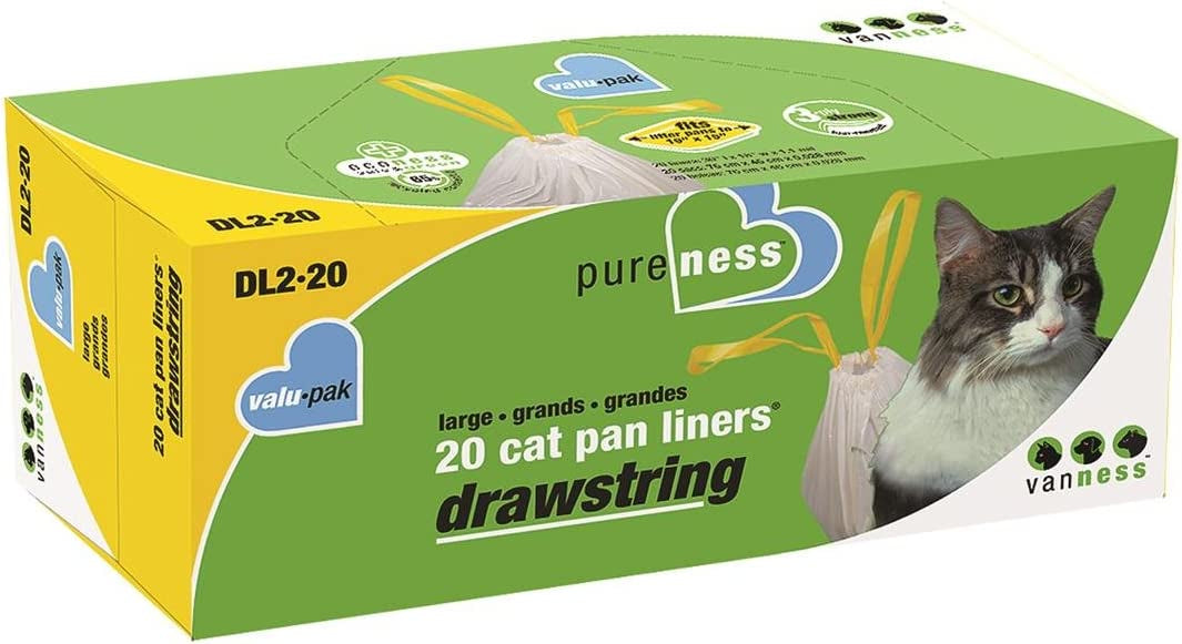 Van Ness PureNess Drawstring Cat Pan Liners Large