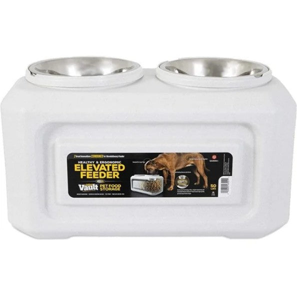 Gamma2 Elevated Dog Feeder with Storage