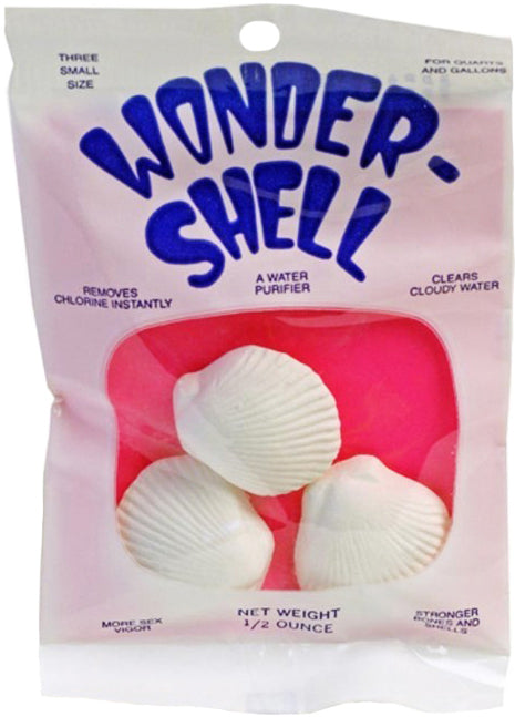 Weco Wonder Shell Removes Chlorine and Clears Cloudy Water in Aquariums