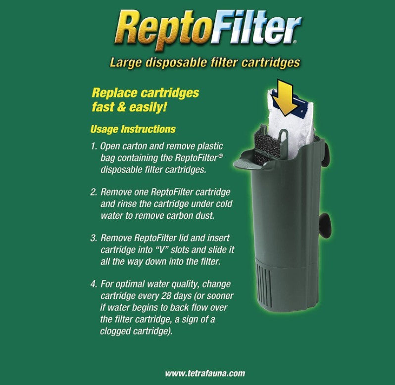 Tetrafauna ReptoFilter Disposable Filter Cartridges