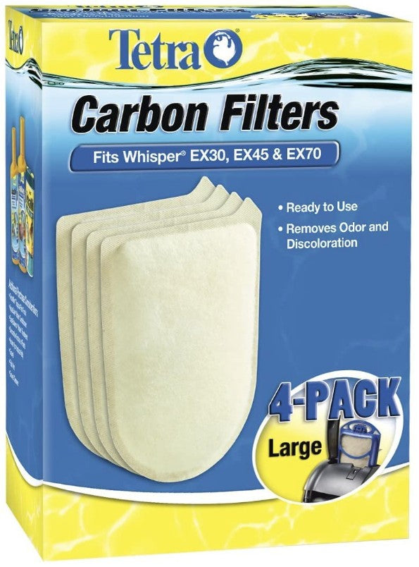 Tetra Carbon Filters for Whisper EX Power Filters Large