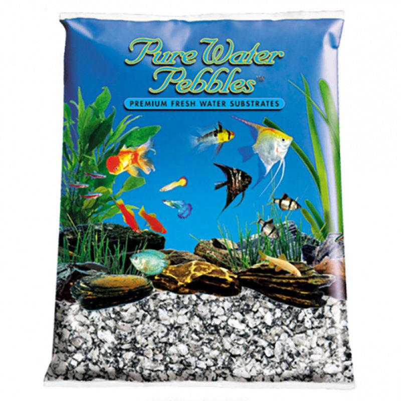 Pure Water Pebbles Aquarium Gravel Silver Mist