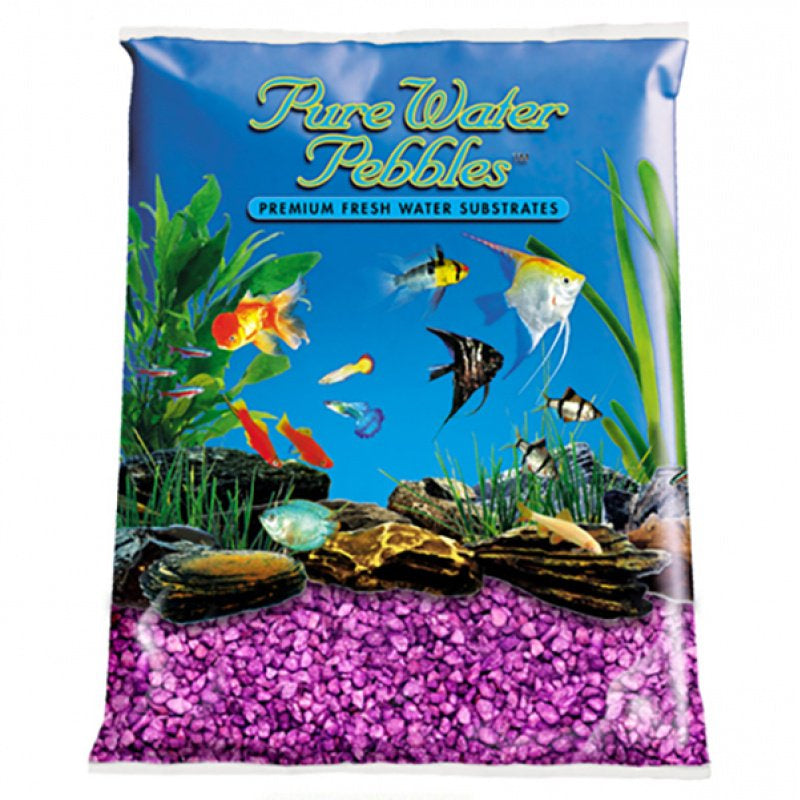 Pure Water Pebbles Aquarium Gravel Purple Passion