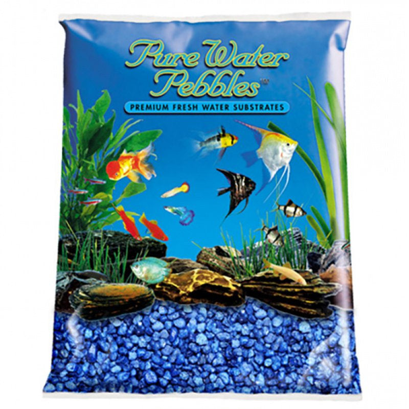 Pure Water Pebbles Aquarium Gravel Marine Blue