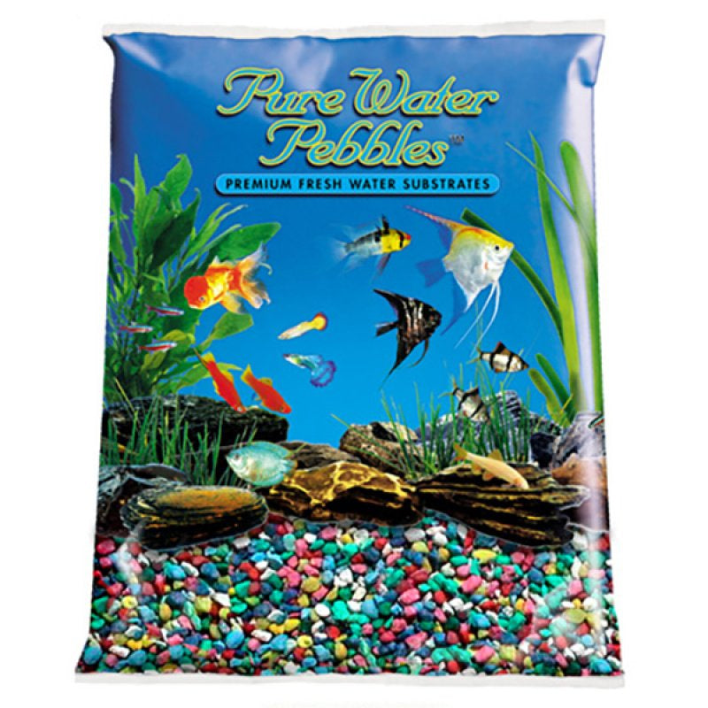 Pure Water Pebbles Aquarium Gravel Rainbow