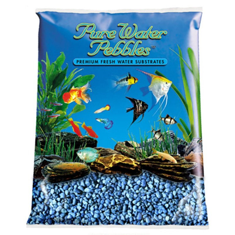 Pure Water Pebbles Aquarium Gravel Neon Blue