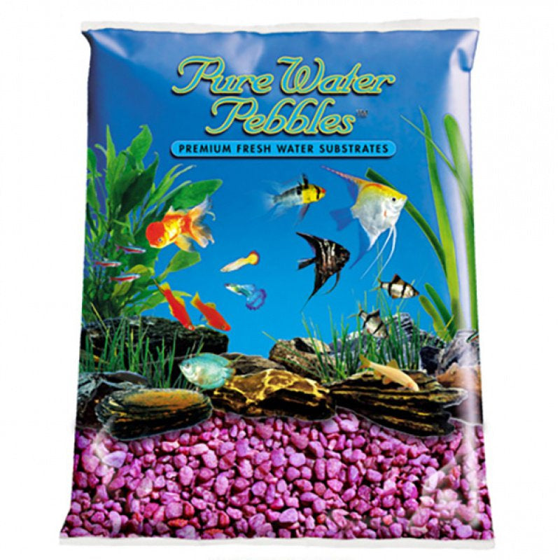 Pure Water Pebbles Aquarium Gravel Neon Purple