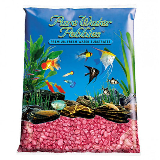 Pure Water Pebbles Aquarium Gravel Red Frost