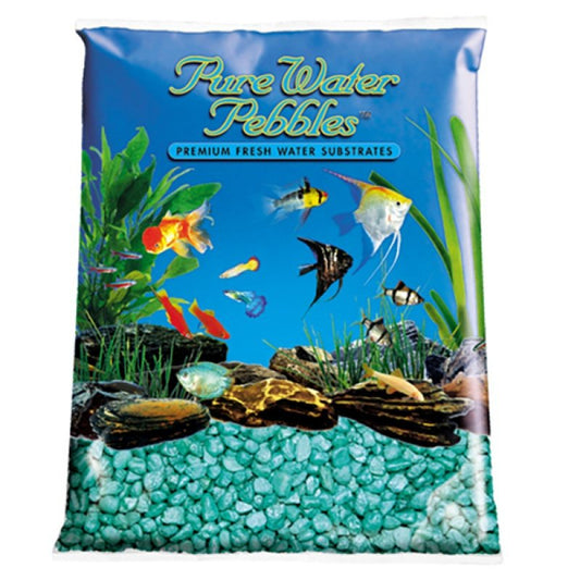 Pure Water Pebbles Aquarium Gravel Emerald Green Frost