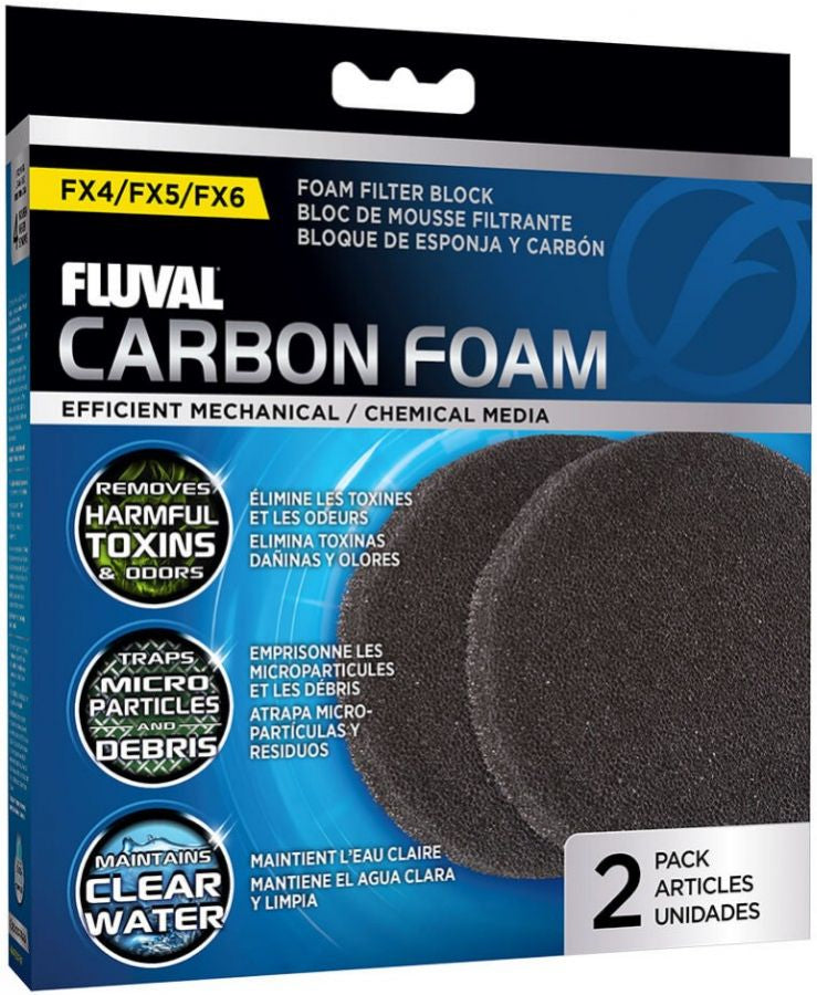 Fluval Replacement Carbon Foam Pad for FX4 / FX5 / FX6