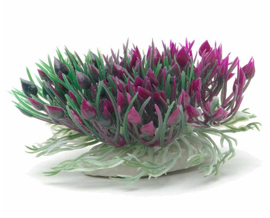 Marina Betta Purple Hearts Shrub Aquatic Plastic Plant