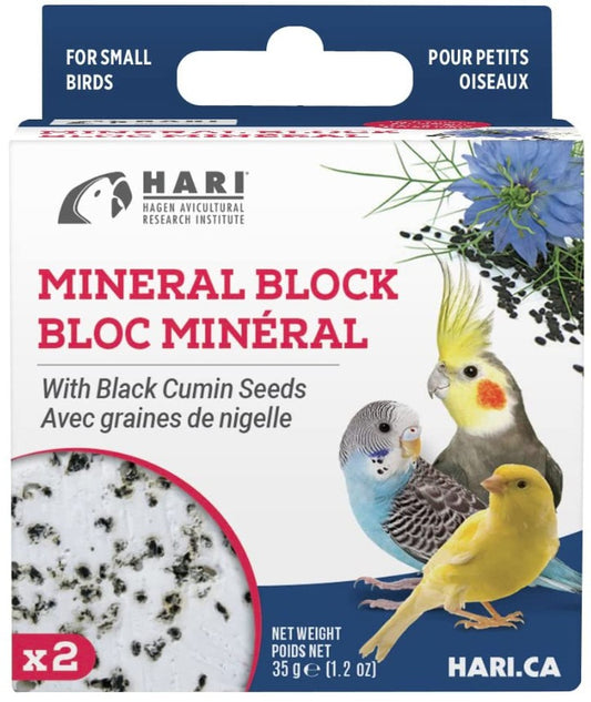 HARI Black Cumin Seed Mineral Block for Small Birds