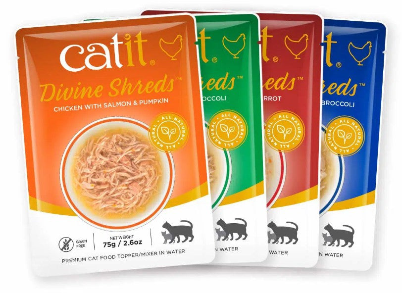 Catit Divine Shreds Chicken Variety Pack