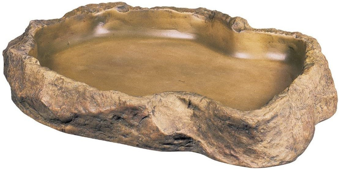 Exo Terra Granite Rock Feeding Dish for Reptiles