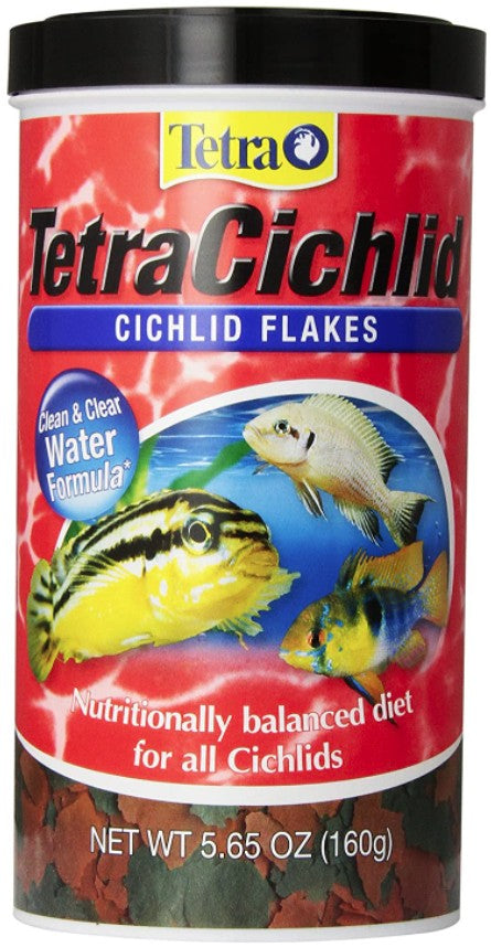 Tetra TetraCichlid Cichlid Flakes Naturally Balanced Diet for All Cichlids