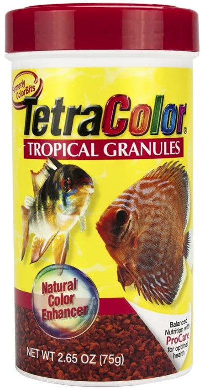 Tetra Color Tropical Granules Fish Food with Natural Color Enhancers