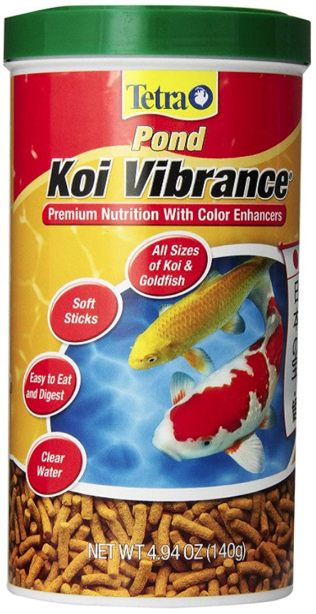 Tetra Pond Koi Vibrance Koi Food Premium Nutrition with Color Enhancers