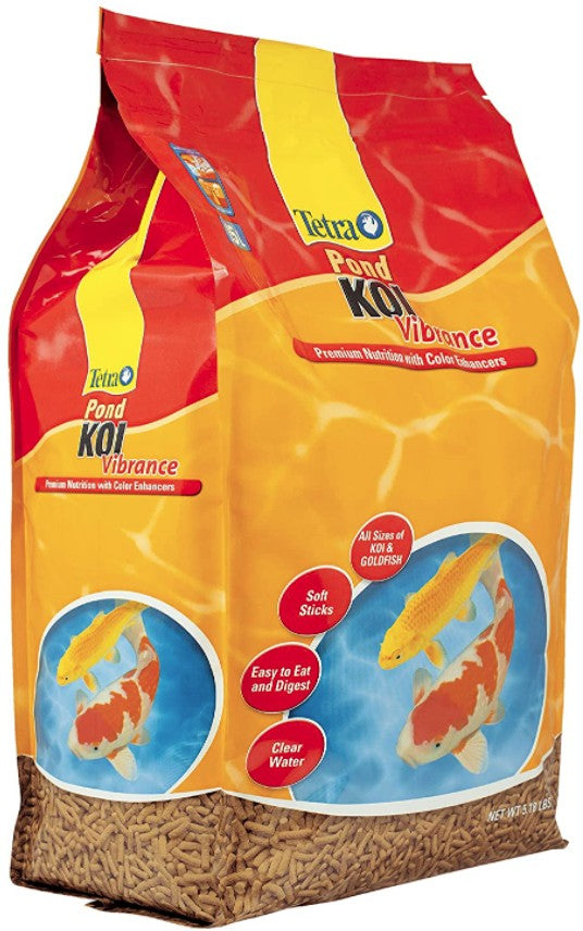 Tetra Pond Koi Vibrance Koi Food Premium Nutrition with Color Enhancers