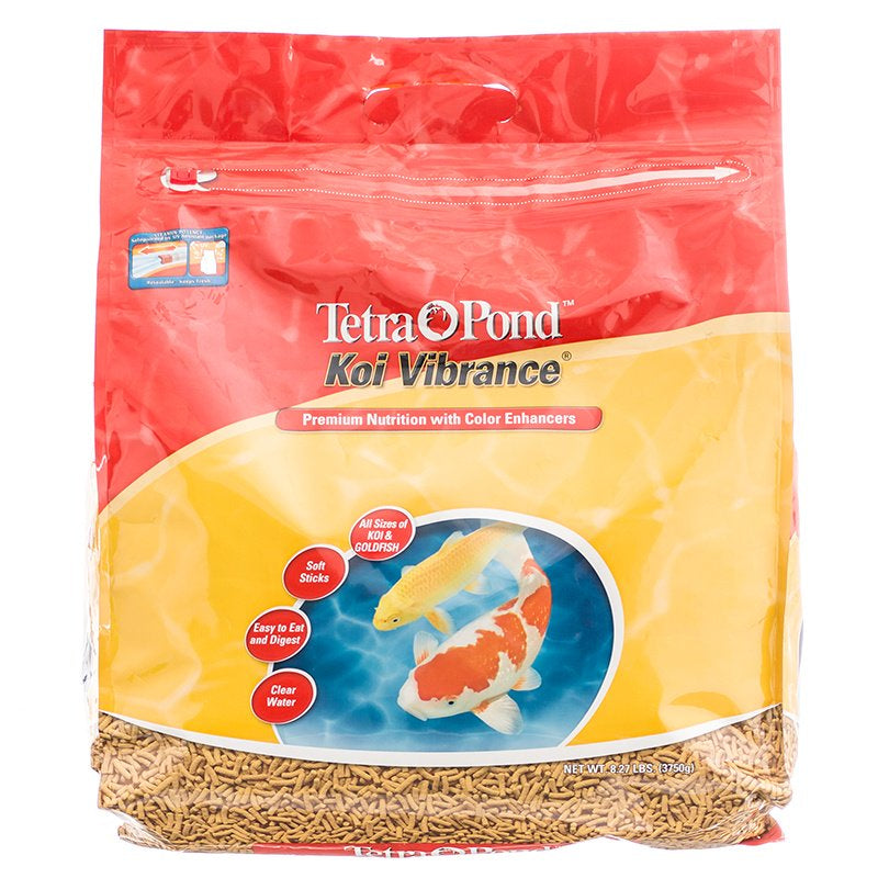 Tetra Pond Koi Vibrance Koi Food Premium Nutrition with Color Enhancers