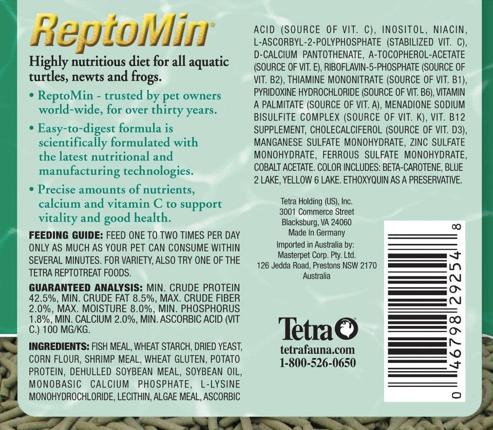 Tetrafauna ReptoMin Floating Food Sticks