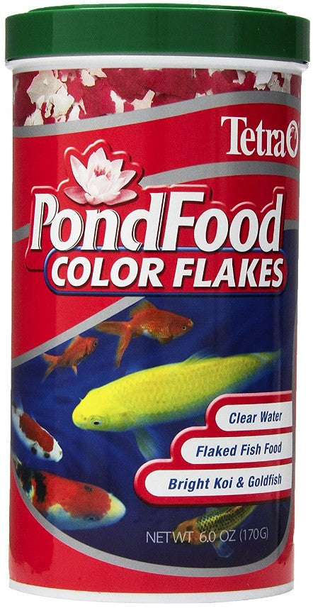 Tetra PondFood Color Flakes Koi and Goldfish Food