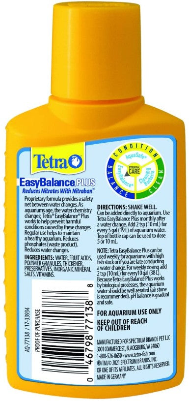 Tetra Easy Balance Plus Reduces Nitrates with Nitraban for Aquariums