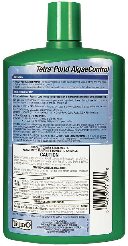 Tetra Pond Algae Control for Green Water and String Algae