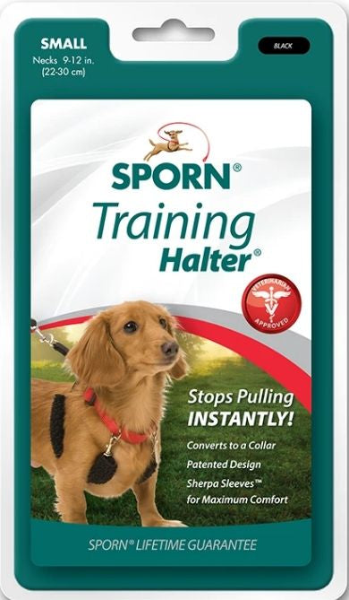 Sporn Original Training Halter for Dogs Black