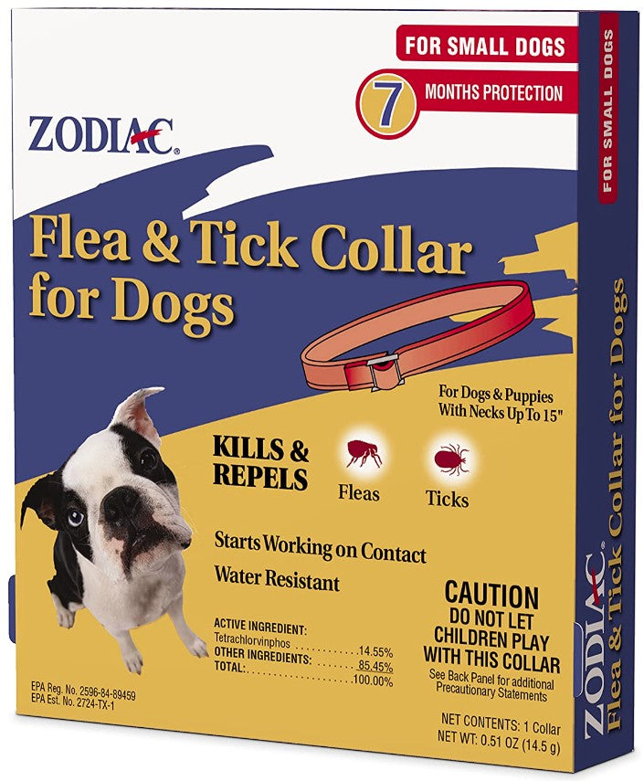 Zodiac Flea and Tick Collar for Small Dogs