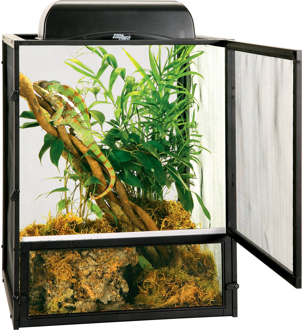 Zoo Med ReptiBreeze Open Air Black Aluminum Screen Cage