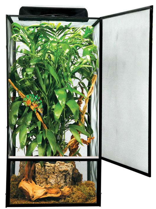 Zoo Med ReptiBreeze Open Air Black Aluminum Screen Cage