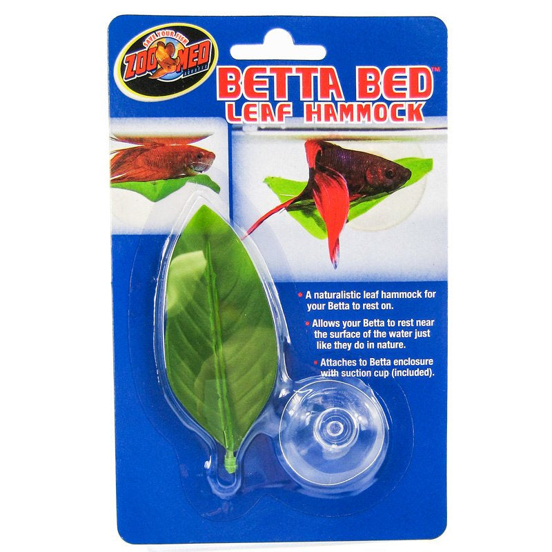 Zoo Med Betta Bed Leaf Hammock for Bettas to Rest On