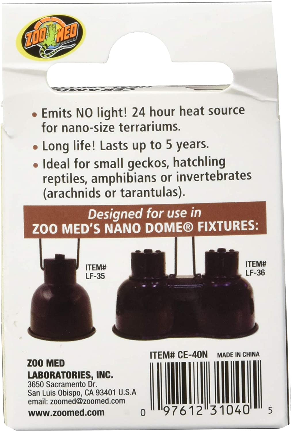 Zoo Med Nano Ceramic Heat Emitter