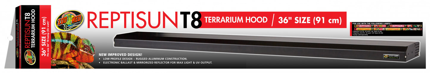 Zoo Med ReptiSun T8 Terrarium Hood