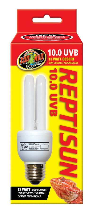 Zoo Med ReptiSun 10.0 UVB Mini Compact Fluorescent Bulb