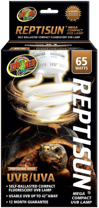 Zoo Med Reptisun Mega Compact UVB/UVA Fluorescent Bulb