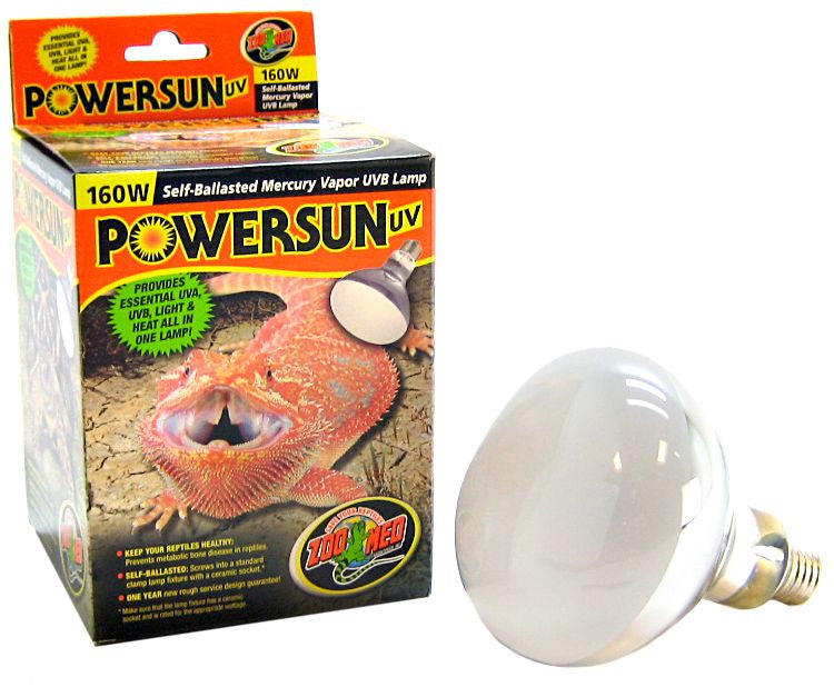 Zoo Med PowerSun UV Mercury Vapor UVB Lamp