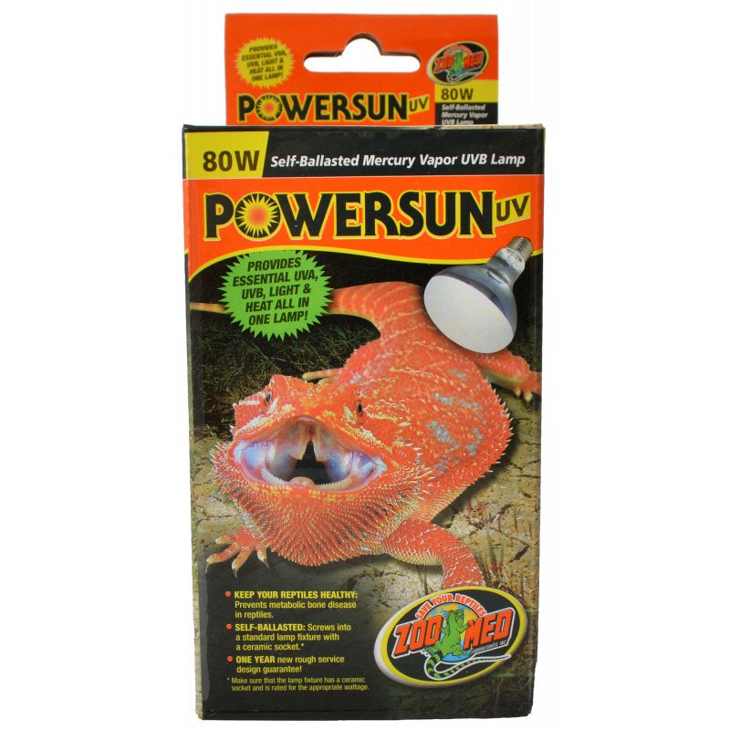 Zoo Med PowerSun UV Mercury Vapor UVB Lamp