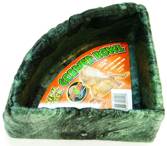 Zoo Med Repti Rock Corner Bowl for Reptiles