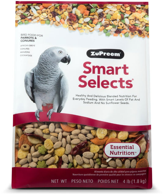 ZuPreem Smart Selects Bird Food for Parrots and Conures